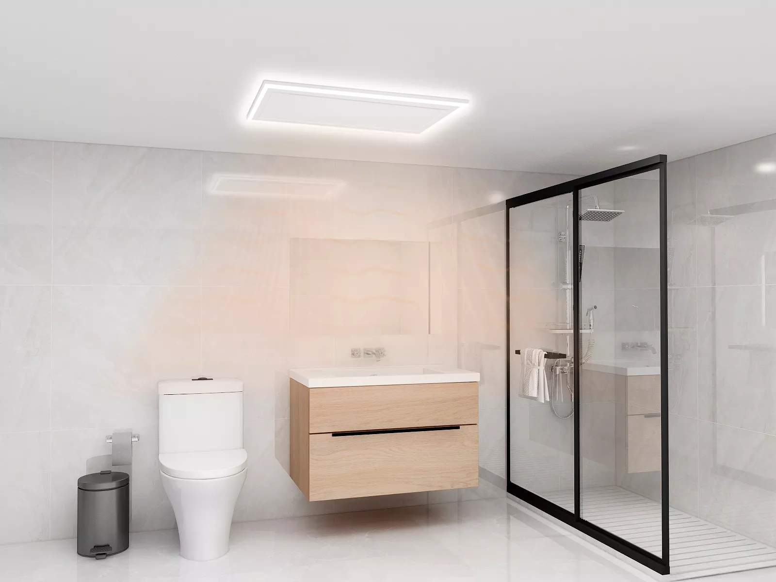 Infraroodpaneel LED verlichting (400-840W) | Slimmeheater.nl